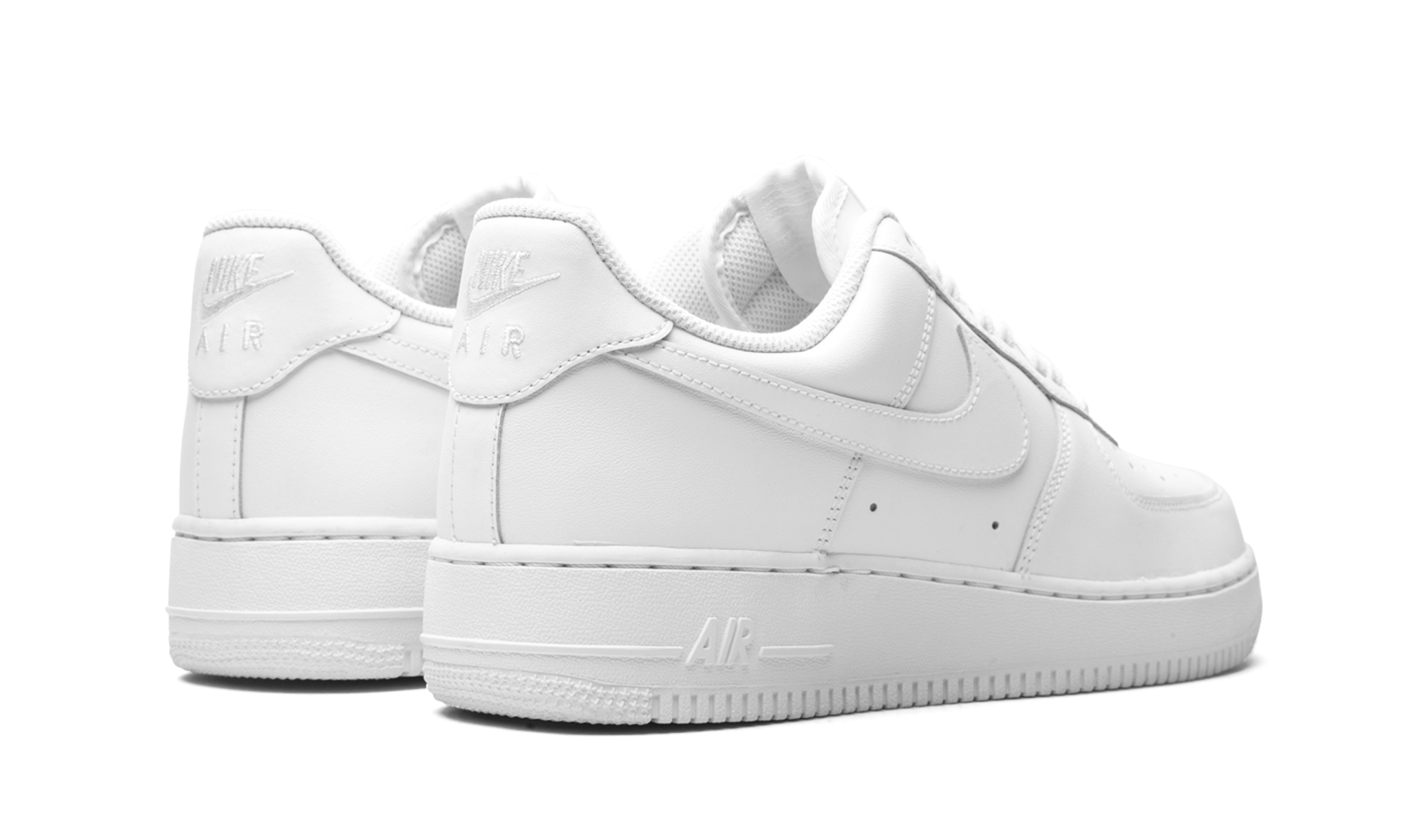 Mens Nike Air Force 1 Low '07 White On White White White White/White - View 3 - CW2288 111