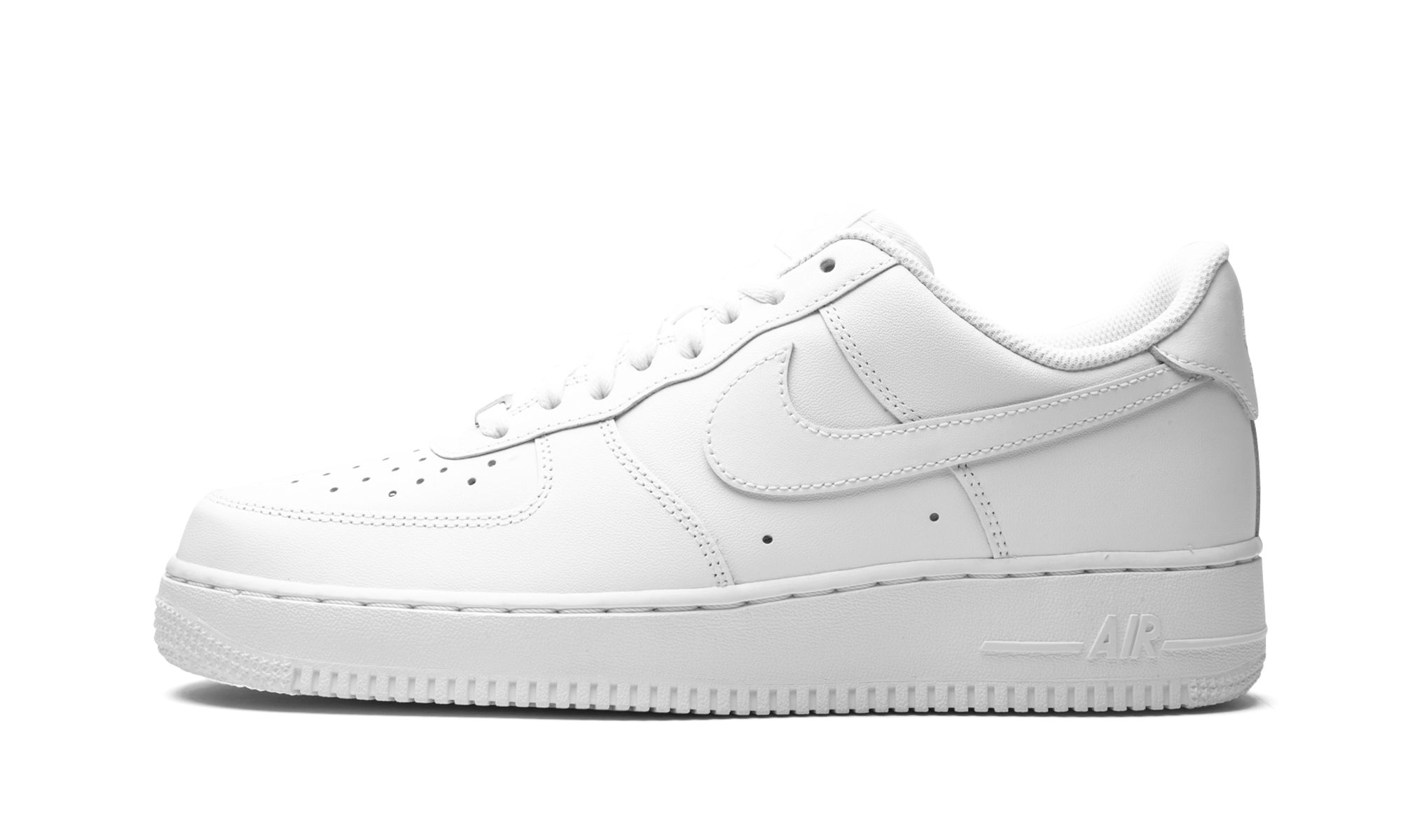 Mens Nike Air Force 1 Low '07 White On White White White White/White - View 8 - CW2288 111