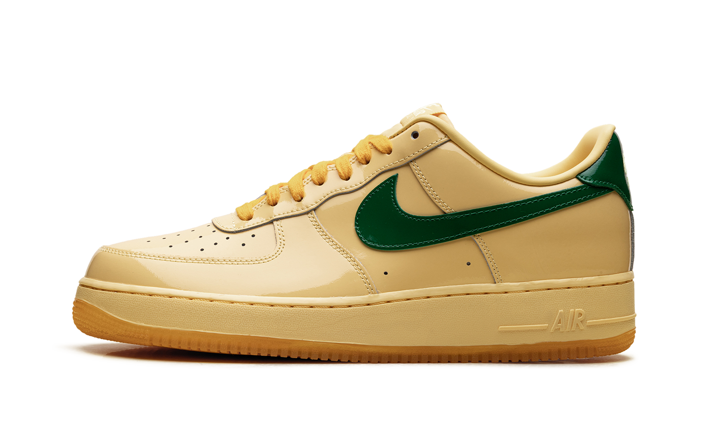 Air Force 1 Low Patent Leather Topaz Gold Pine Green IO4489 700